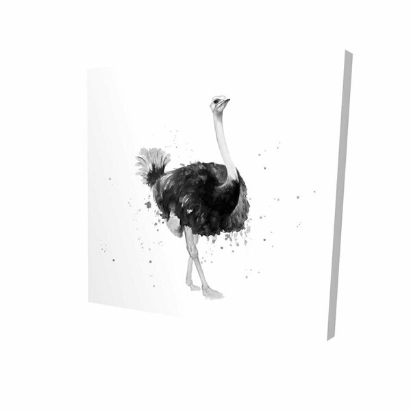 Begin Home Decor 32 x 32 in. Proud Ostrich-Print on Canvas 2080-3232-AN458
